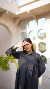 Plain Black Coord Set